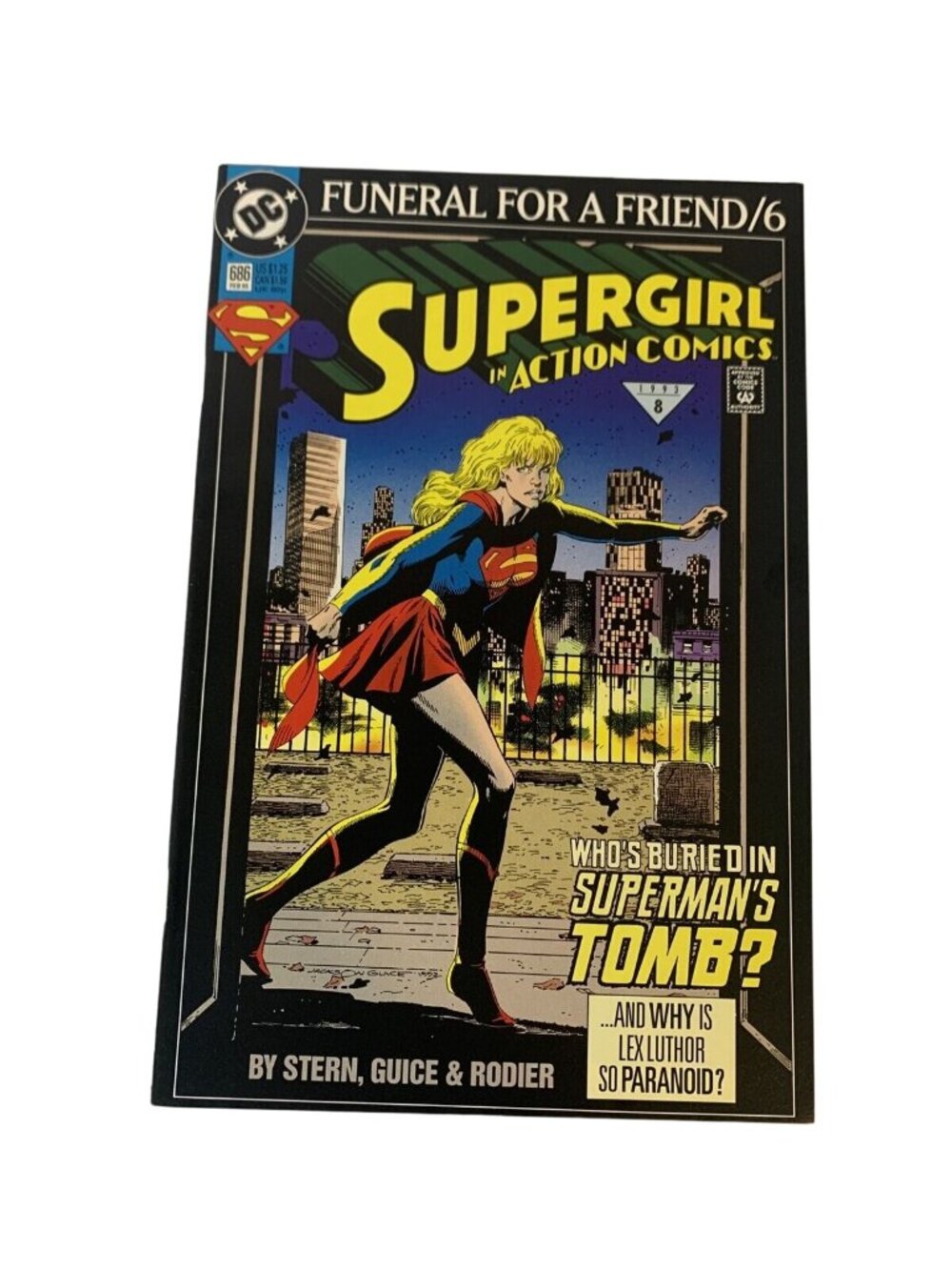 Action Comics #686 (1993) Supergirl Funeral for a Friend VF/NM
